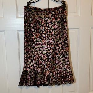 Eva Franco Anthropologie Ruffle Pencil Skirt